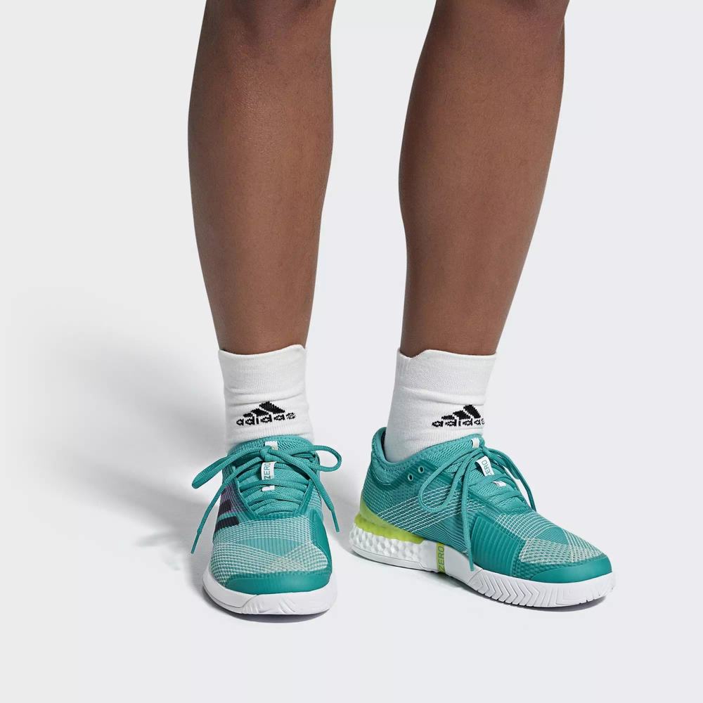 Adidas Adizero Ubersonic 3.0 Zapatillas De Tenis Blancos Para Hombre (MX-74363)